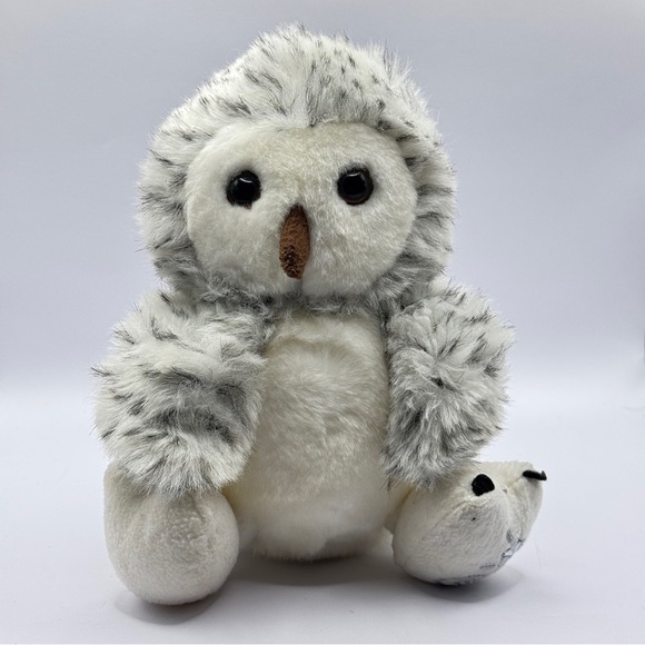 🧸 2/$18 | Russ Shining Stars Snowy Owl Plush 8” Embroidered Star 2007 - Picture 1 of 15